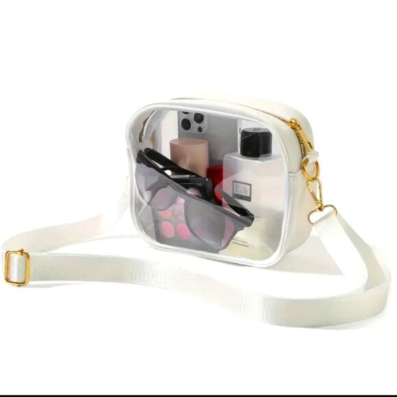 Transparent Crossbody Bag Stadium Approved and Concert Sports Event - Picture 1 of 11